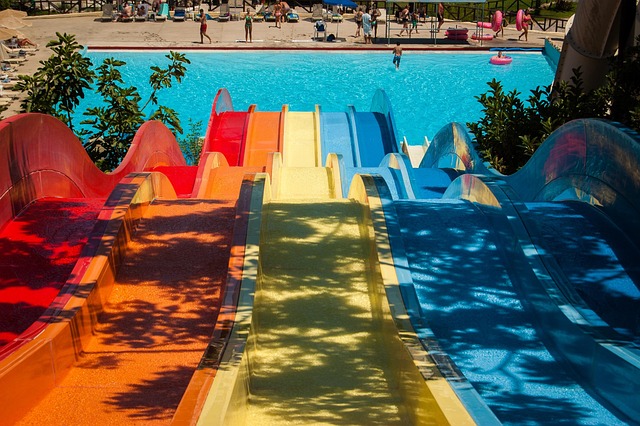 water park, nature, slide, the sun, weather, holiday, greece, mole, summer, water, the colors, slide, slide, slide, slide, slide